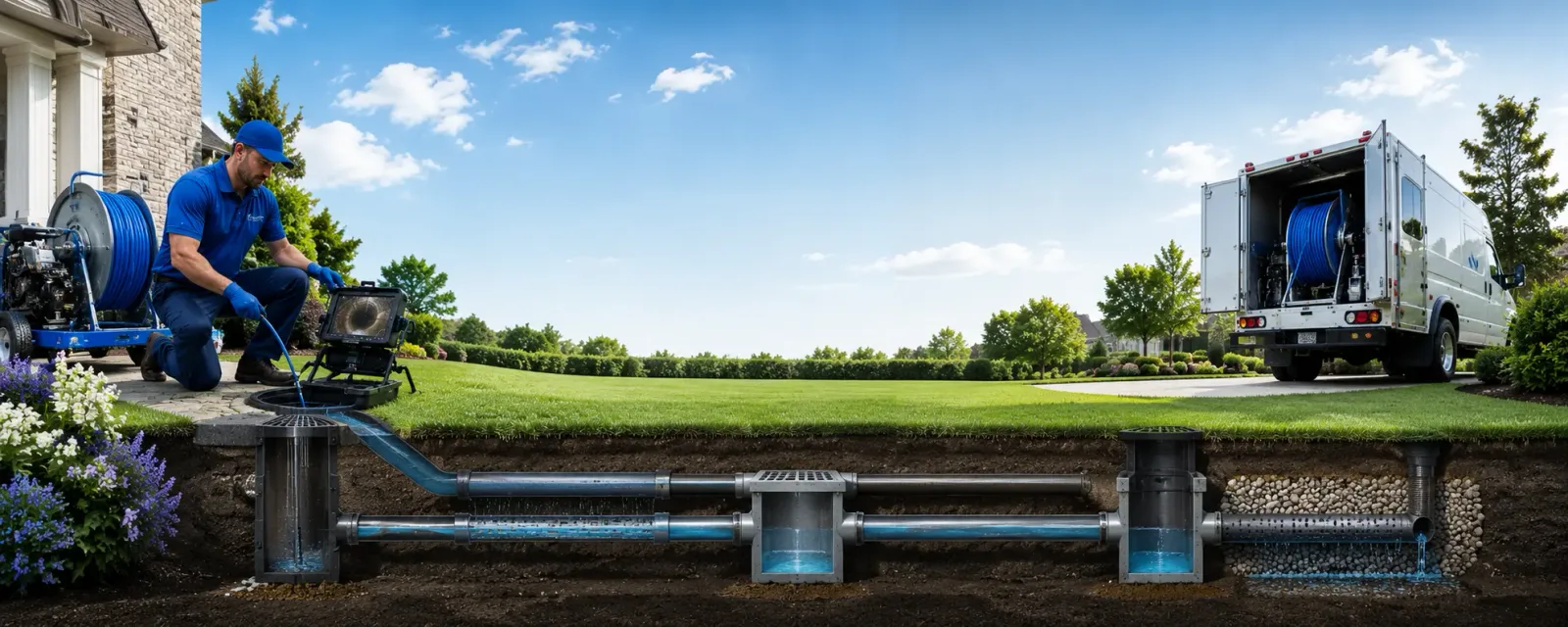 Outdoor drain cleaning information for Barry, TX